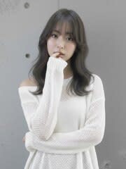 くびれ/レイヤーカット/ブリーチ/新宿/シースルーバング/