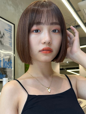 #ボブ #切りっぱなしボブ #レイヤーボブ #くびれボブ 