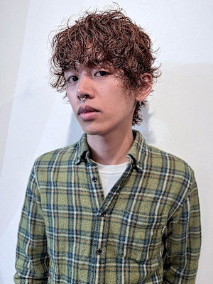 マレットショート　メンズパーマ