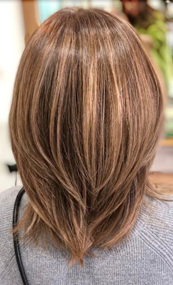 ハイライトカラー　ミルクティー