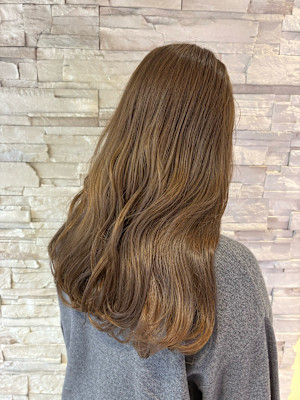 ブリーチなしWカラー　オリーブベージュ