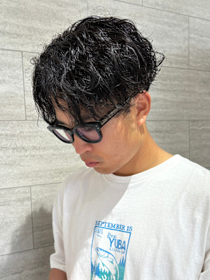 ツイストスパイラル×センターパート