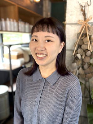 パープルインナー×オン眉