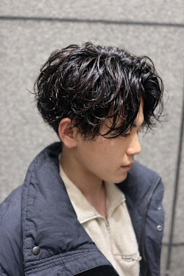 パーマスタイル／ウェーブパーマ/フェザーパーマ