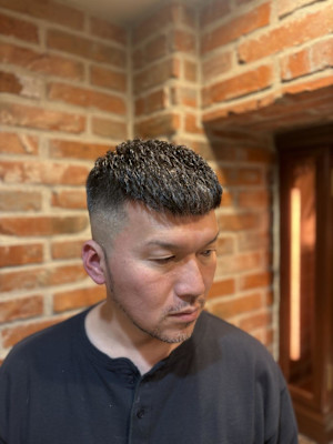 日本橋室町/フェード/アイロンパーマ/クロップ