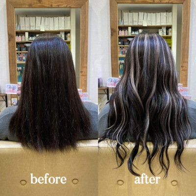 質感なじませリアル見えエクステ