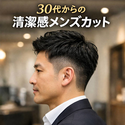 【30代からの清潔感up】メンズカット
