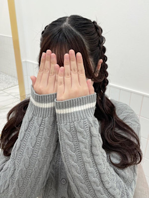 【ヘアメ】編み上げ編みおろしハーフツイン♪_ユウ
