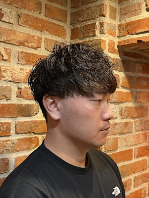 日本橋室町　日本橋　メンズパーマ　ビジネススタイル