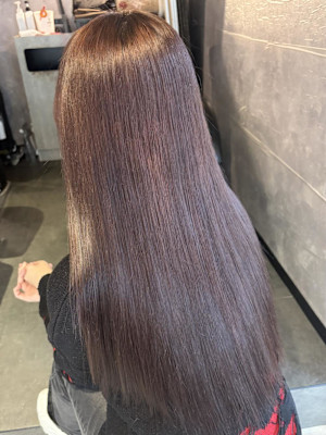 《鈴木茉奈》ピンクブラウン/ブリーチなし/暖色