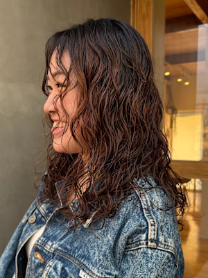 海外風スパイラルパーマ