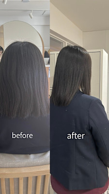 縮毛矯正/ケアストレート/艶髪