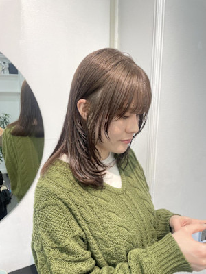 ダブルカラー/ベージュカラー/ミルクティーベージュ