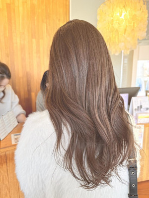 ブリーチなしハイトーンベージュ