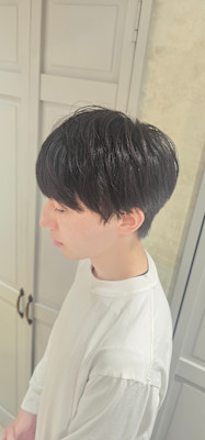 韓国風2wayナチュラルマッシュショート