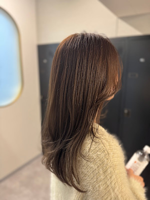 くすみブラウン×ロング 『銀座/個室』