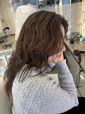 ［風花］くせ毛レイヤーカット 