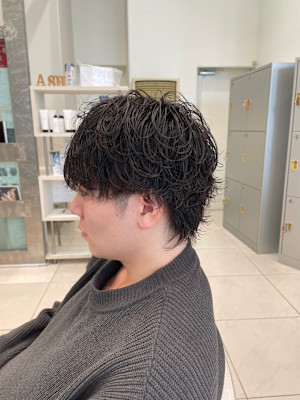 メンズシャドウパーマ