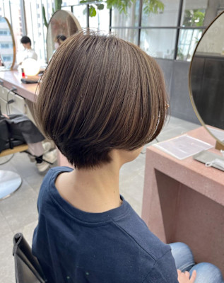 白髪ぼかしハイライト