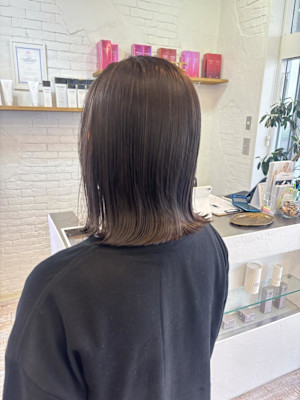 大人かわいい/切りっぱなしボブ