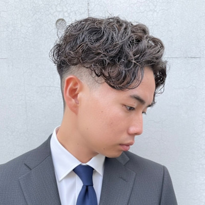 【マンツーマン施術】ビジネスカジュアルパーマ
