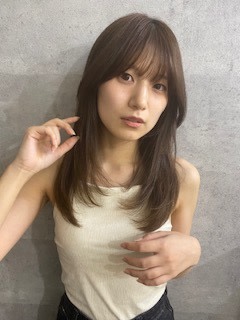 レイヤーカット大人ナチュラル