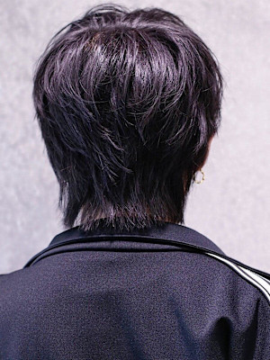 韓流ナチュラル束感マッシュウルフ