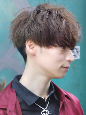 前下がりふわマッシュ