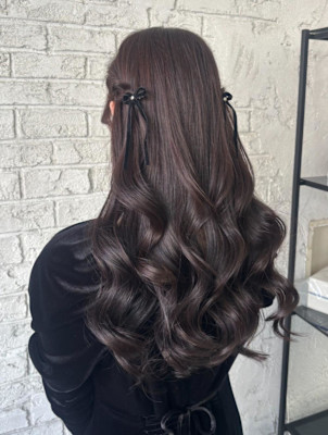 ねじりハーフツインアレンジ ヘアセット 池袋