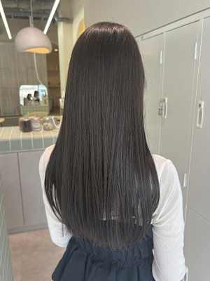 くすみグレージュ / 透明感カラー / 髪質改善