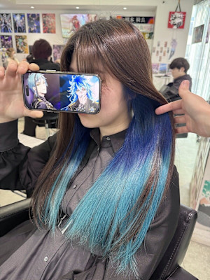 ツイステ イデア フロイド 推しカラー インナーカラー