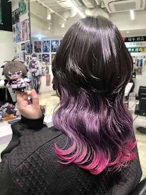 にじさんじ 佐伯イッテツ 推しカラー ウルフヘア インナーカ