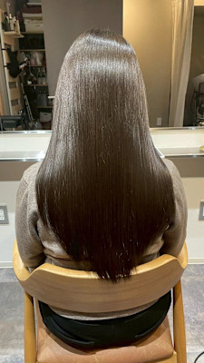 オリーブベージュ/赤み消し/髪質改善/20代