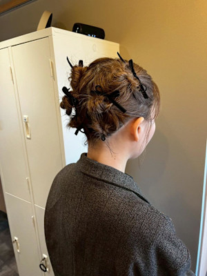 ヘアセット/結婚式お呼ばれアレンジ/20代