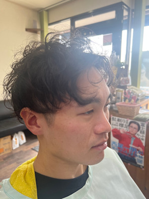 骨格ニュアンススパイラルパーマ