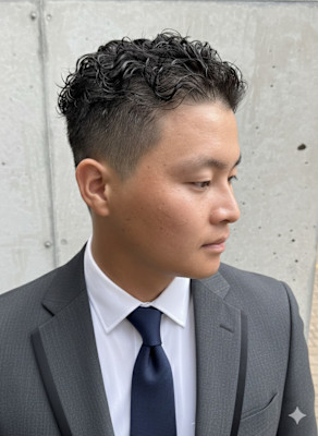 オールバックスタイル