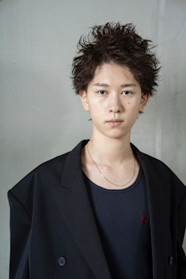 アップバングショート/メンズ