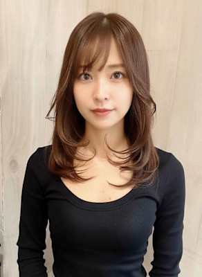 控えめレイヤーカット