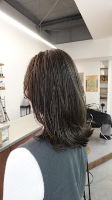 ナチュラルハイライト/レイヤー/動きあるデザイン/20代