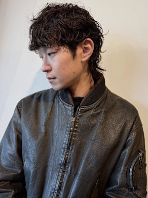 癖を活かしたマレットショート