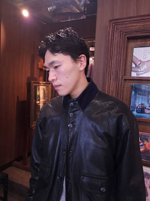 ラフショートウルフパーマスタイル