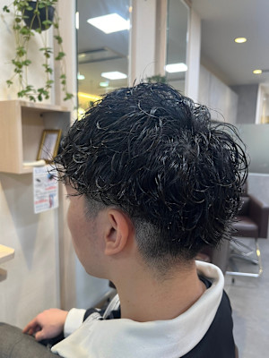 シャドウパーマ【川越/川越駅/メンズ/刈り上げ/パーマ】