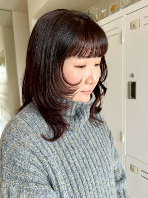 小顔見せが叶う☆顔周りレイヤー