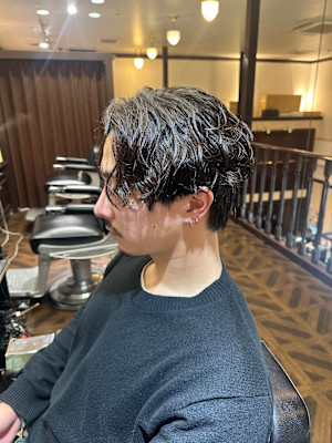 緩めミディアムパーマ