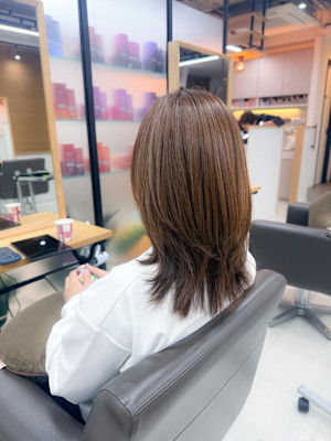 白髪ぼかし細めハイライト30代40代50代【藤沢　藤沢駅】