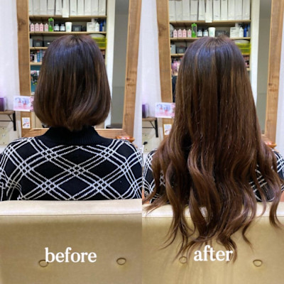 質感なじませリアル見えエクステ