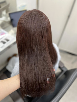 ブリーチなし上品ココアブラウン