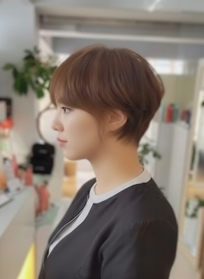 【天神/骨格補正】誰もが見惚れる、大人の横顔美人ショート