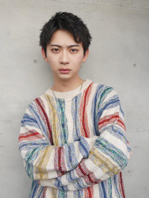 ショート　ルーズパーマ　