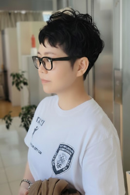 【天神/大人ショート】潔い美しさ骨格補正フレンチショート